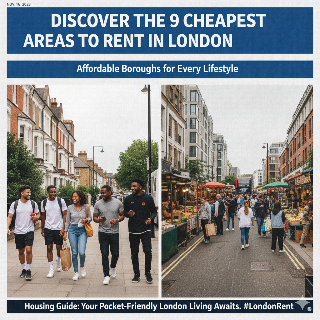 Discover the 9 Cheapest Areas to Rent in London: Affordable Boroughs for Every Lifestyle