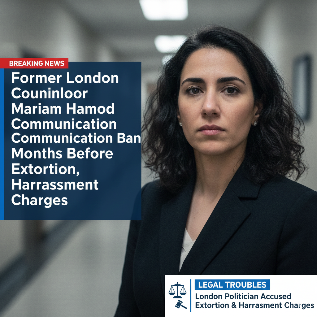 Former London Councillor Mariam Hamou Faced Communication Ban Months Before Extortion, Harassment Charges