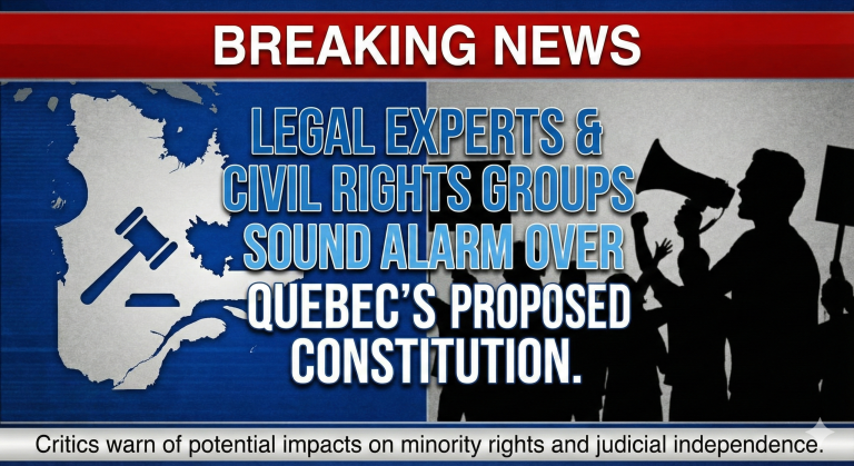 Legal Experts and Civil Rights Groups Sound Alarm Over Quebec’s Proposed Constitution