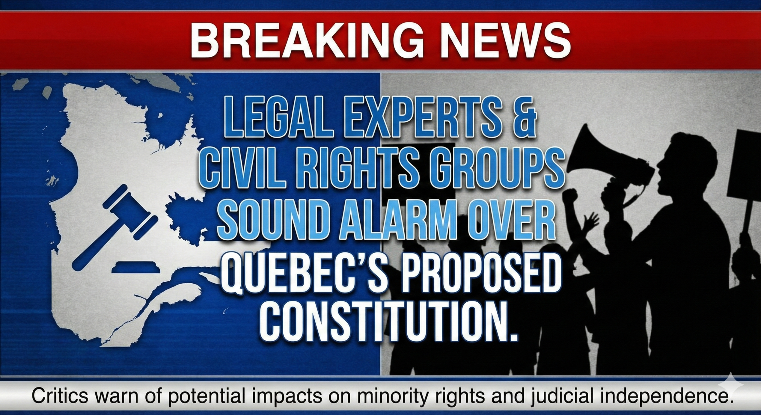 Legal Experts and Civil Rights Groups Sound Alarm Over Quebec’s Proposed Constitution