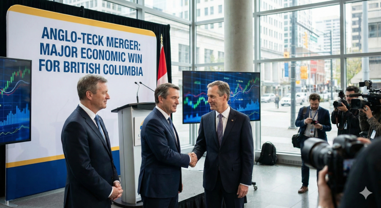 $50-Billion Anglo-Teck Merger Seen as Major Economic Win for British Columbia