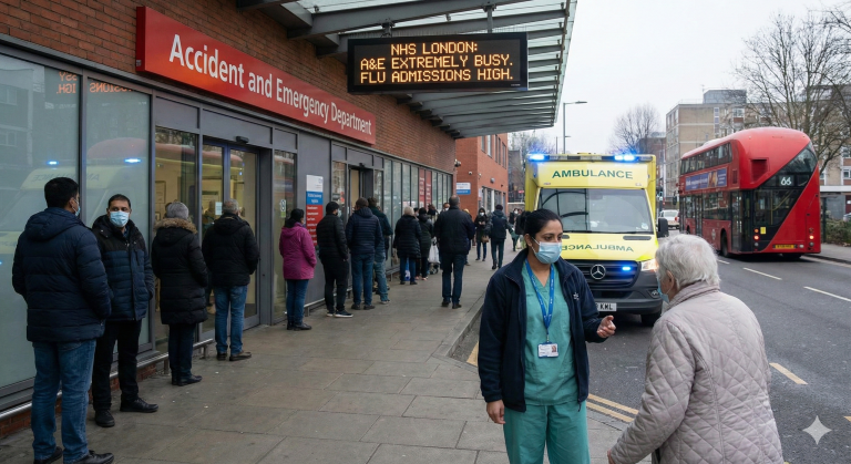 Early Influenza Surge Raises Concern Across London Region as Cases and Hospitalizations Climb