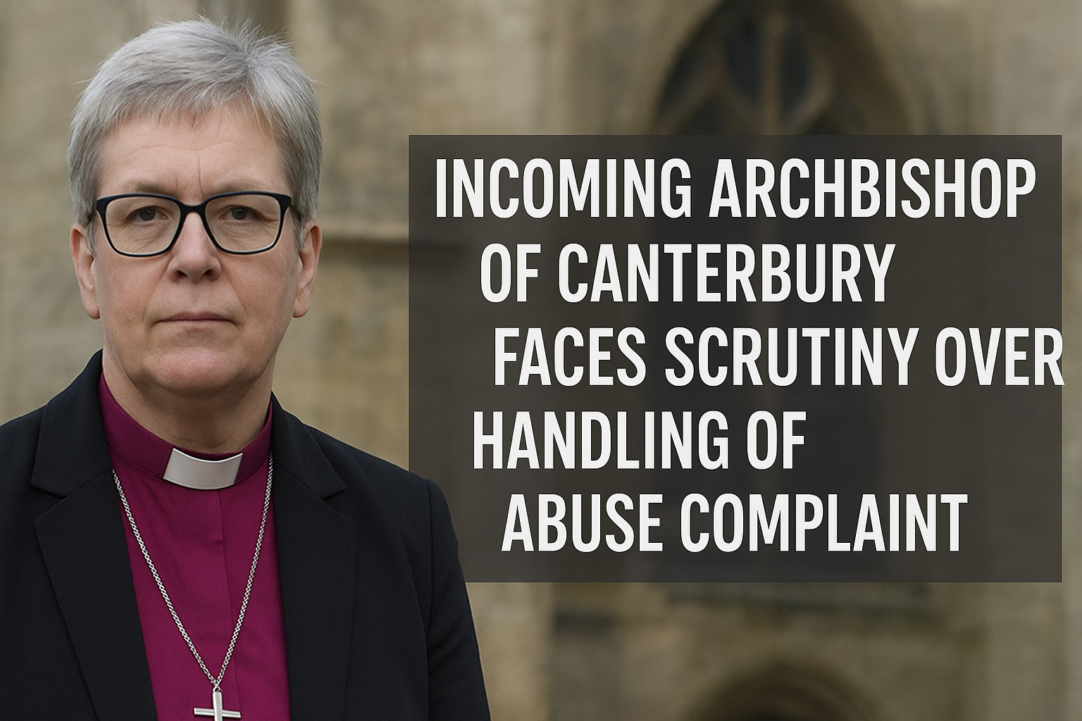 Incoming Archbishop of Canterbury Faces Scrutiny Over Handling of Abuse Complaint