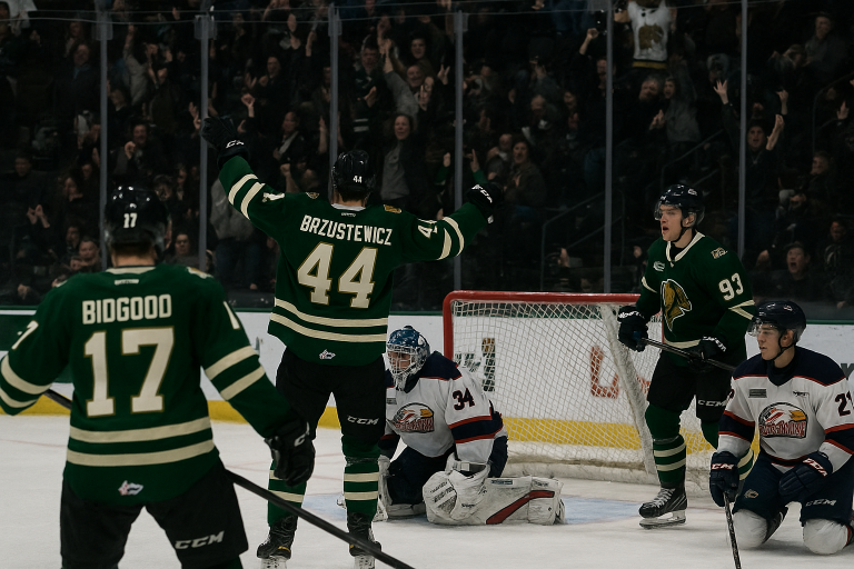London Knights Rally for Hard-Fought Victory Over Saginaw Spirit in Thrilling Home Match