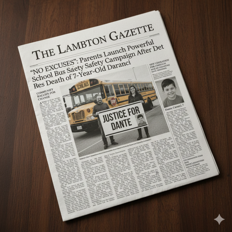 No Excuses’ Parents Launch Powerful School Bus Safety Campaign After Death of 7-Year-Old Dante Caranci