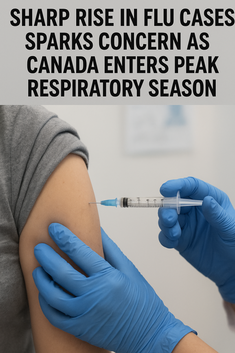 Sharp Rise in Flu Cases Sparks Concern as Canada Enters Peak Respiratory Season