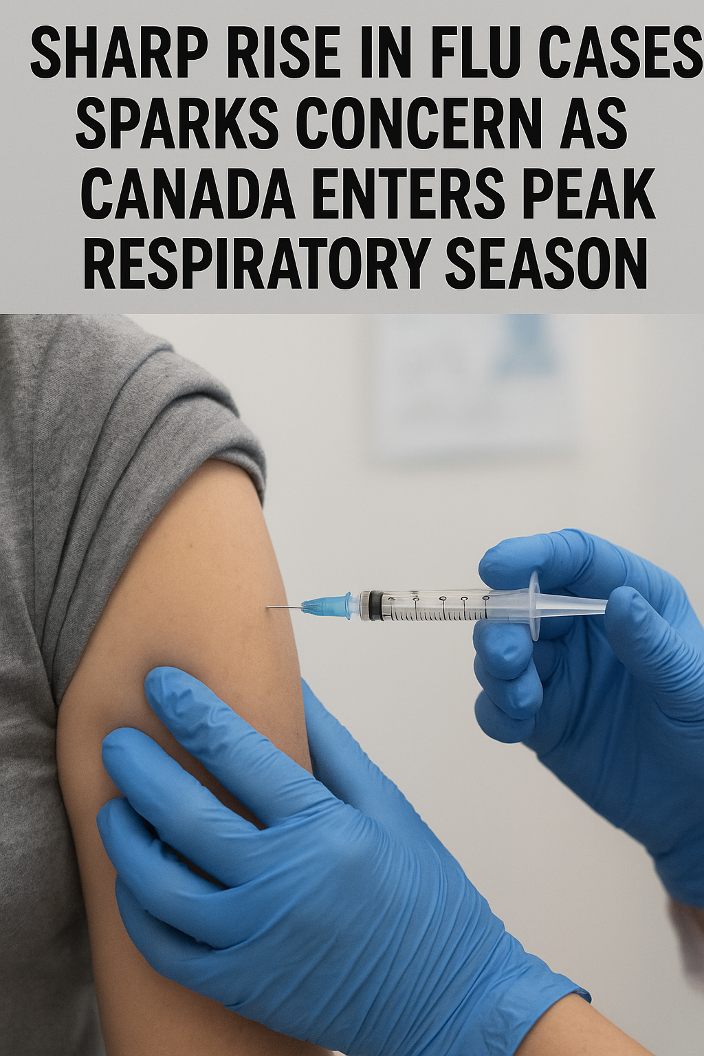 Sharp Rise in Flu Cases Sparks Concern as Canada Enters Peak Respiratory Season