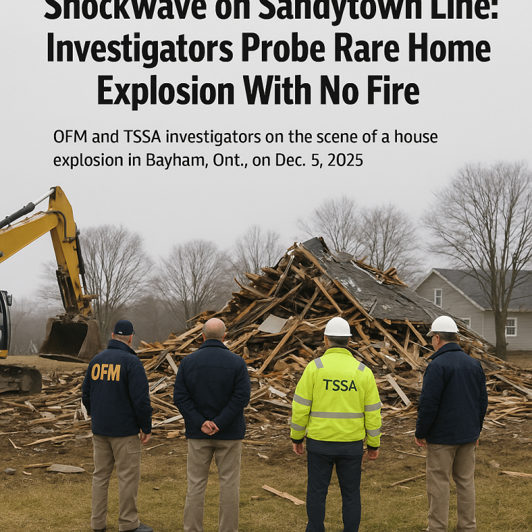 Shockwave on Sandytown Line: Investigators Probe Rare Home Explosion With No Fire
